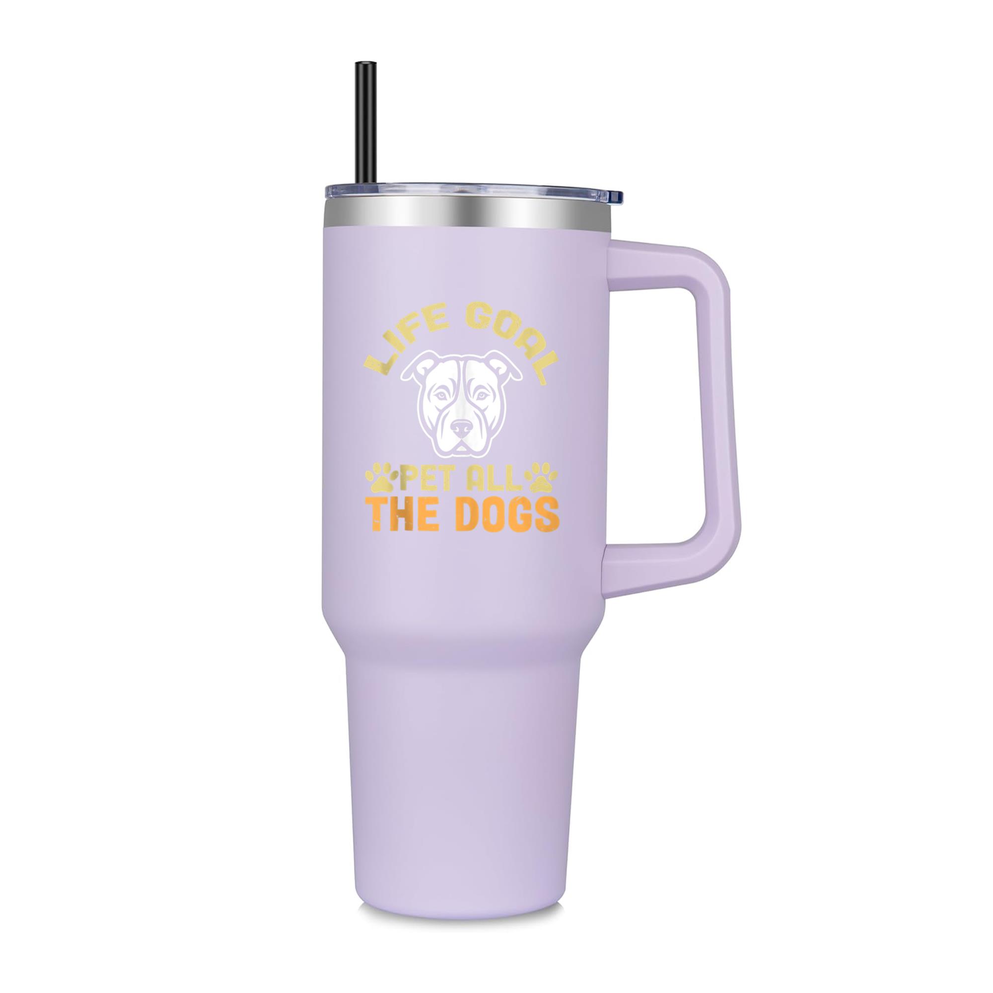 Life Goal Pet All The Dogs 40oz Stainless Steel Tumbler
